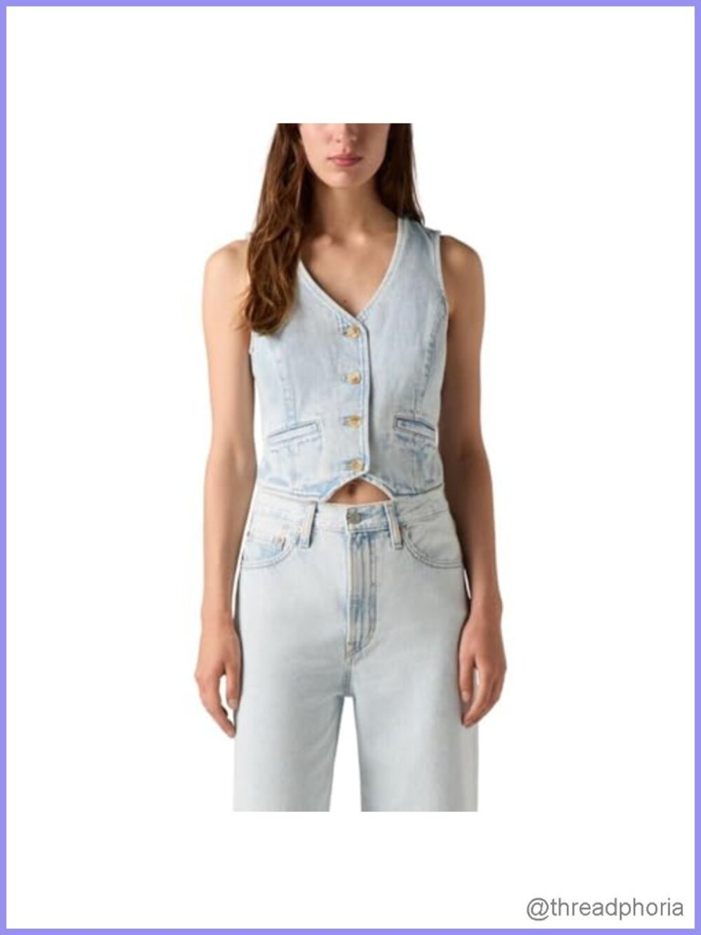 Levi's Women's V-Neck Denim Vest